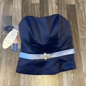 ALFRED ANGELO 💙 ZIP UP CORSET TOP 💙 SIZE 8 ✨ NWT ✨ LOW PRICE!!!